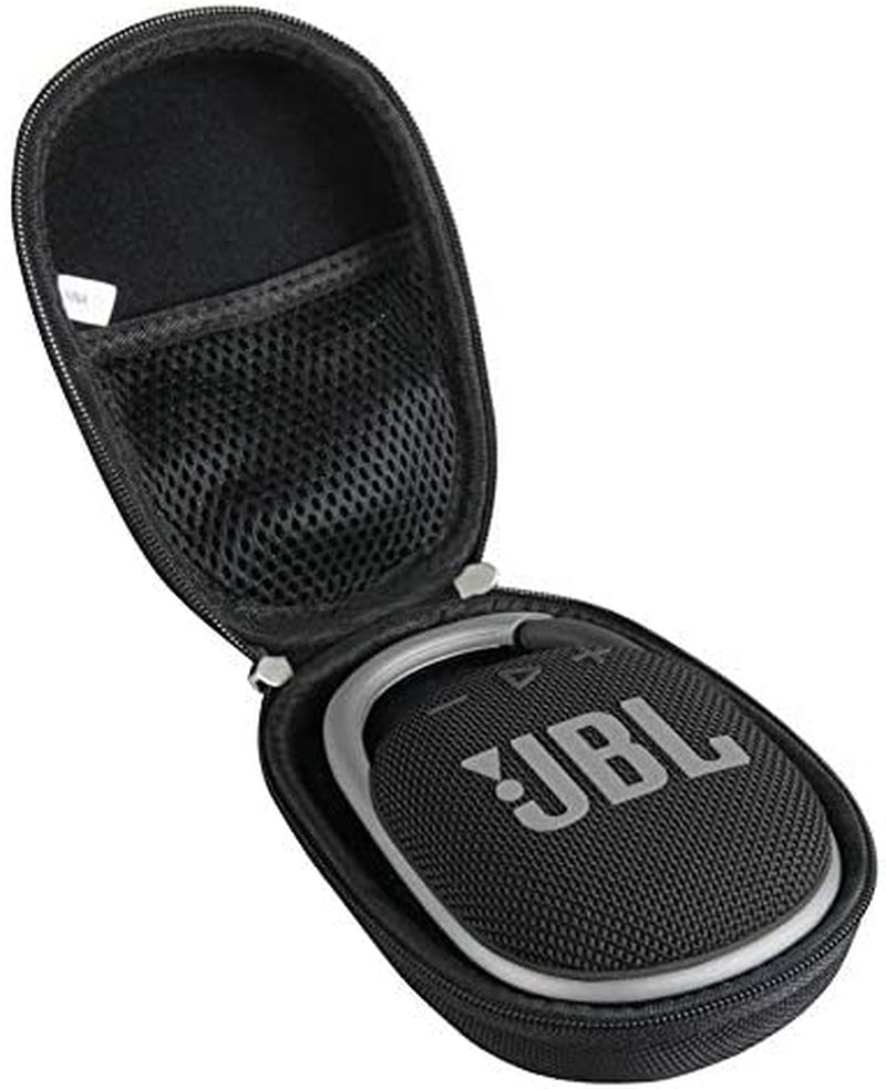Hard Travel Case for JBL Clip 4 / JBL Clip 5 Portable Mini Bluetooth Speaker (Black)