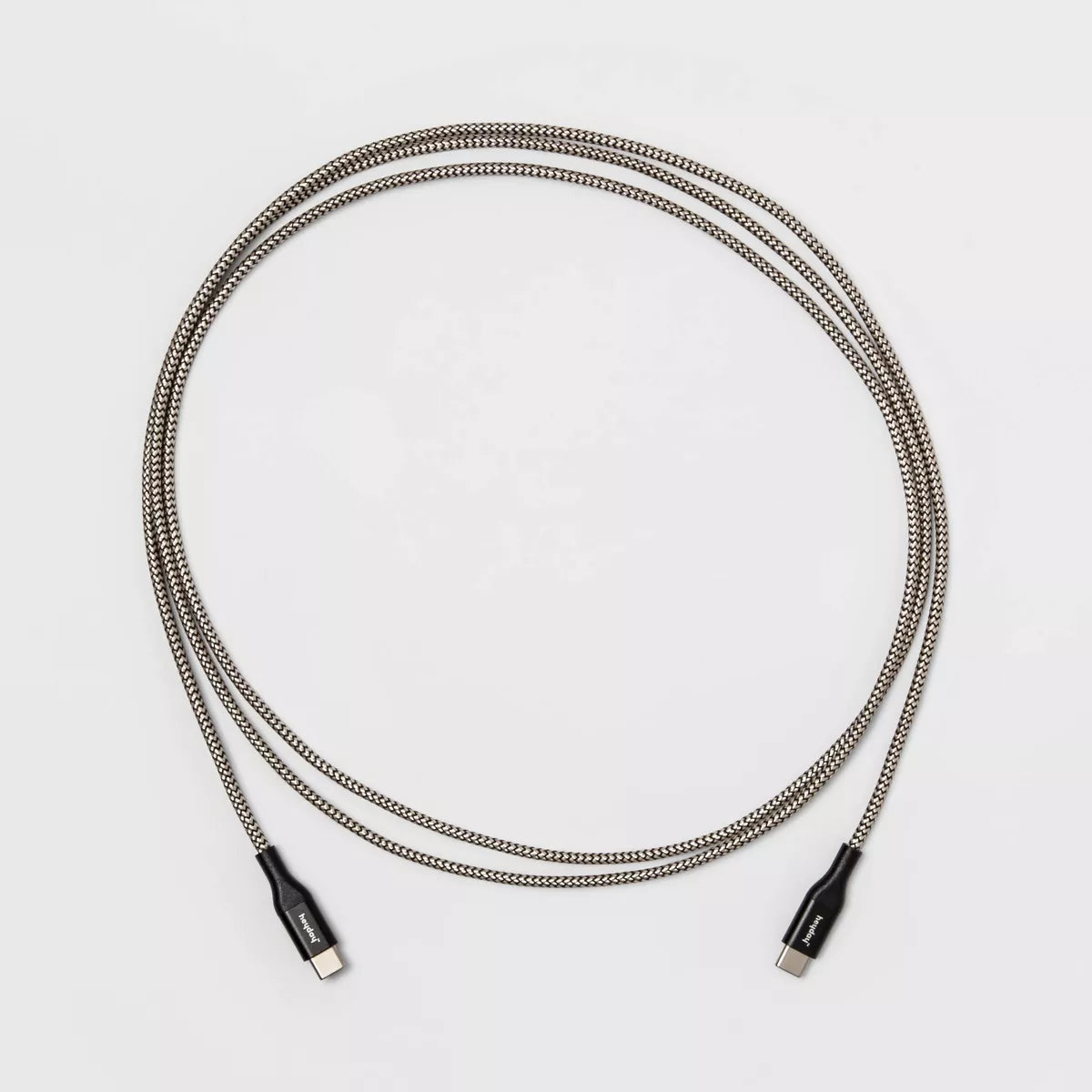 2-Port USB-A USB-C Wall Charger with 6 USB-C to USB-C Braided Cable - Heyday