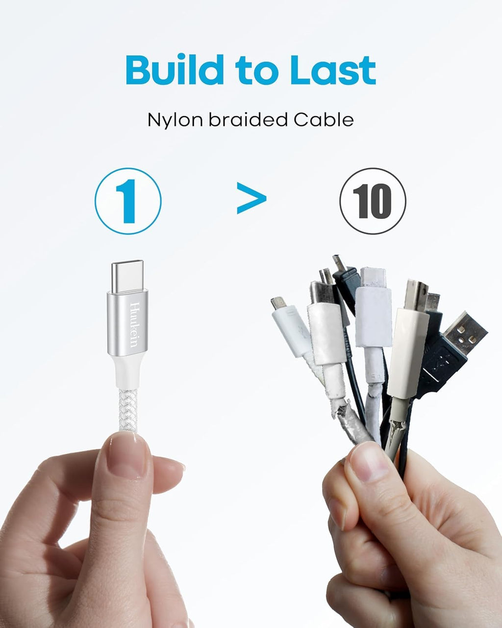 Short USB C Cable 1Ft, 2 Pack USB a to USB C Carplay Cable for Iphone 17 Air 16 15 Pro Max Plus, Short USBC Car Charger Cord, White